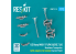 ResKit kit RSK72-0015 Transporteur de munitions MHU-191/M AERO 21A US NAVY et adaptateurs de bombes Flotte de porte-avions 1/72