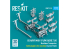 ResKit kit RSK32-0020 Transporteur de munitions MHU-191/M AERO 21A US NAVY et adaptateurs missiles Flotte de porte-avions 1/72