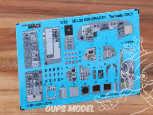 Eduard Space décalques 3D 3DL32038 Tornado GR.1 Italeri 1/32