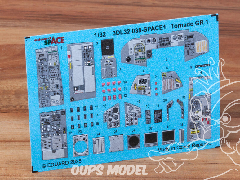 Eduard Space décalques 3D 3DL32038 Tornado GR.1 Italeri 1/32