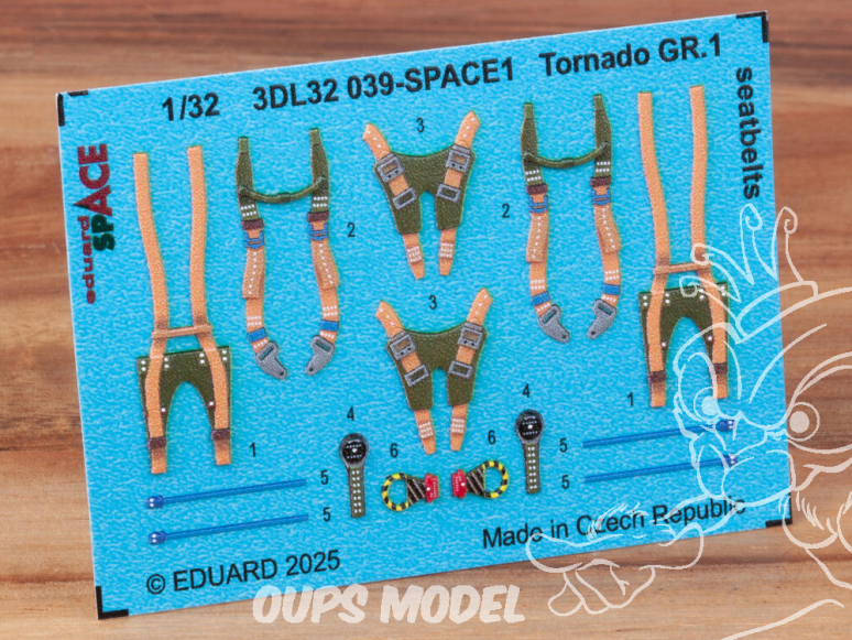 Eduard Space décalques 3D 3DL32039 Harnais Tornado GR.1 Italeri 1/32