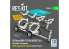 ResKit kit RSK35-0008 Transporteur de munitions MHU-191/M AERO 21A US NAVY et adaptateurs de bombes Flotte de porte-avions 1/35