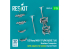 ResKit kit RSK35-0008 Transporteur de munitions MHU-191/M AERO 21A US NAVY et adaptateurs de bombes Flotte de porte-avions 1/35