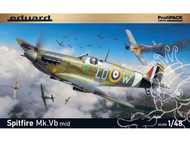 EDUARD maquette avion 82157 Spitfire Mk.Vb mid ProfiPack Edition 1/48