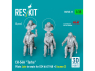 ResKit Figurine RSF35-0011 Pilotes sur Sièges CH-54A Tarhe de 1968+ pour kit ICM 3pièces imprimées en 3D 1/35