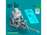ResKit RSU35-0073 Mitrailleuse M230 pour AH-64 Apache en position parking imprimée en 3D kit Trumpeter 1/35