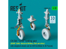 ResKit RSU35-0076 Train d'atterrissage CH-54A Tarhe CHARGE LOURDE jeu de roues lestées pour kit ICM métal et imprimé en 3D 1/35
