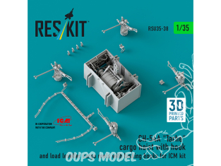 ResKit RSU35-0038 Treuil de chargement CH-54A Tarhe pour kit ICM 3D 1/35