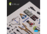 Kelik K72163 Autocollant intérieur F.2A Lighting kit Airfix 1/72
