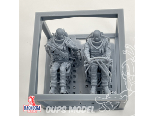 Hachecka Prints maquette militaire HKP-09-15-35 Set figurines Equipage PVP BRI / RAID 1/35
