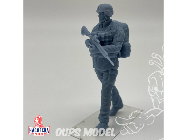 Hachecka Prints figurine HKP-09-01-35 Soldat Français moderne 01 1/35