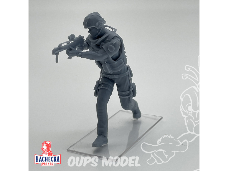 Hachecka Prints figurine HKP-09-21-35 Opérateur du RAID 02 1/35