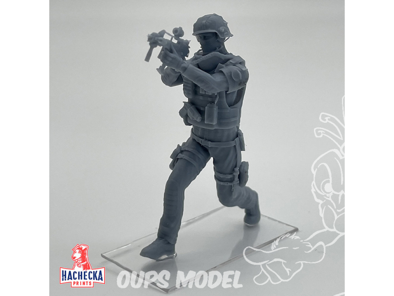 Hachecka Prints figurine HKP-09-24-35 Opérateur du RAID 05 1/35