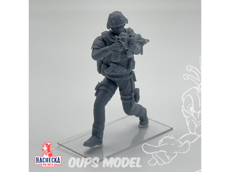 Hachecka Prints figurine HKP-09-25-35 Opérateur du RAID 06 1/35