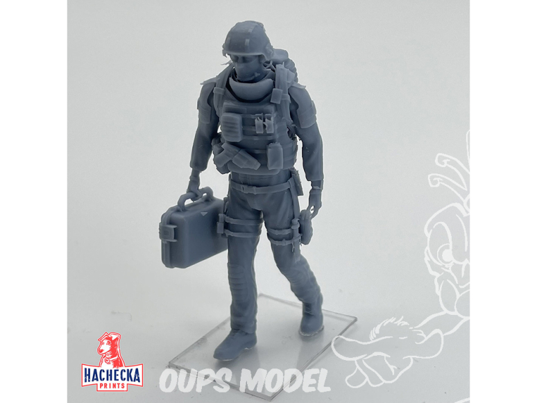 Hachecka Prints figurine HKP-09-26-35 Opérateur du RAID 07 1/35