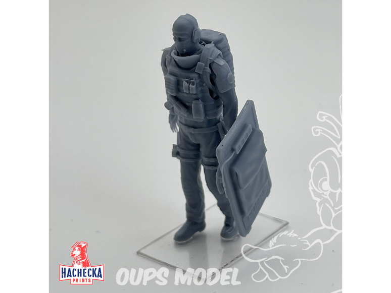 Hachecka Prints figurine HKP-09-27-35 Opérateur du RAID 08 1/35
