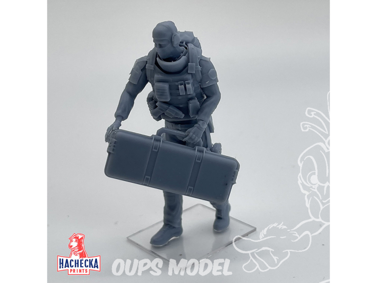 Hachecka Prints figurine HKP-09-28-35 Opérateur du RAID 09 1/35