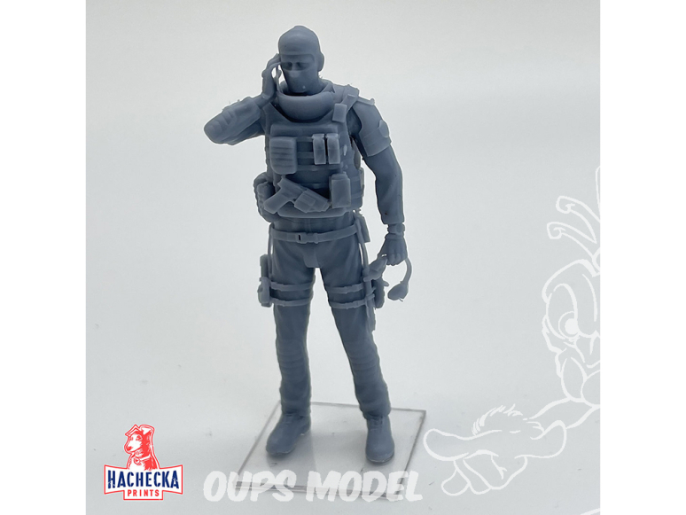 Hachecka Prints figurine HKP-09-30-35 Opérateur du RAID 11 1/35
