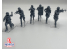 Hachecka Prints figurine HKP-09-31-35 Set opérateurs du RAID 01 x6 1/35
