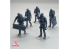 Hachecka Prints figurine HKP-09-32-35 Set opérateurs du RAID 02 x6 1/35