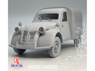 Hachecka Prints maquette voiture HKP-02-04-35 Citroën 2CV Camionnette 1/35