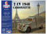 Hachecka Prints maquette voiture HKP-02-04-35 Citroën 2CV Camionette 1948 1/35