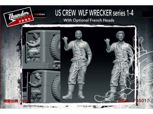 Thunder Model maquette militaire F35010 Équipage Dépanneuses M1000 séries 1 a 4 et autres véhicules similaires 1/35