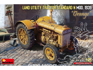 Mini Art maquette militaire 38098 Tracteur utilitaire terrestre Standard N Orange MOD. 1939 1/35