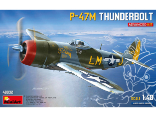 Mini Art maquette avion 48032 P-47M Thunderbolt Kit avancé 1/48