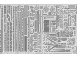 Eduard photodecoupe bateau 53101 USS CA-35 Indianapolis 1/350