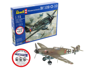 Revell maquettehélico 74160 Starter Kit Messerschmitt Bf-109 avec accessoires de base 1/72 Revell maquettehélico 74160 Starter Kit Messerschmitt Bf-109 avec accessoires de base 1/72