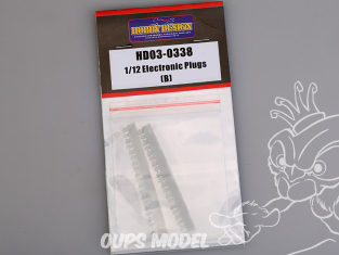 Hobby Design accessoire HD03-0338 Connecteurs électroniques (B) 1/12