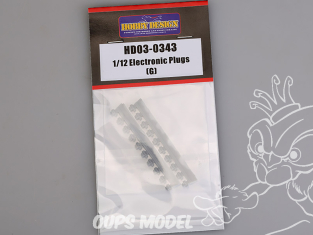 Hobby Design accessoire HD03-0343 Connecteurs électroniques (G) 1/12