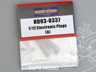 Hobby Design accessoire HD03-0337 Connecteurs électroniques (A) 1/12