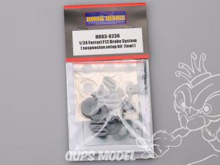 Hobby Design amélioration HD03-0236 Ferrari F12 Système frein avec rabaissement 1/24
