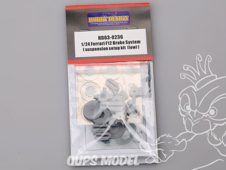 Hobby Design amélioration HD03-0236 Ferrari F12 Système frein avec rabaissement 1/24