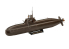 Revell maquette sous marin 05186 70 Years Bundeswehr:Wilhelm Bauer,Type 206A,Class2 1/144