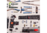 Kelik K48120 Autocollants 3D intérieurs du F-104G pour kit Kinetic 1/48