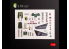 Kelik K48118 Autocollants 3D intérieurs du Jas-39 A pour kit Italeri 1/48