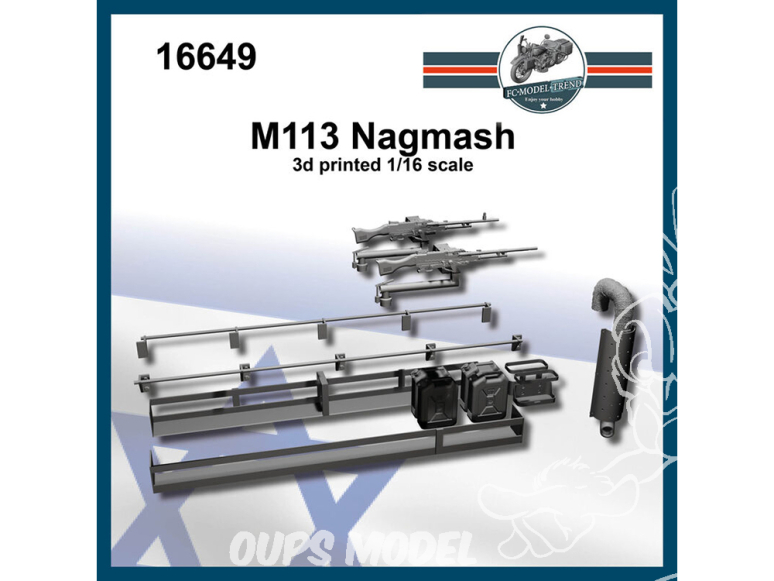 FC MODEL TREND accessoire résine 16649 Amélioration M113 Nagmash 1/16