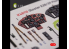 Kelik K48110 Autocollants 3D intérieurs Gloster E28/39 Pioneer pour kit ClearProp 1/48