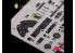 Kelik K48108 Autocollants 3D intérieurs P-38F Lightning pour kit Academy 1/48