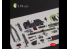 Kelik K48016 Autocollants 3D intérieurs Р-47D Thunderbolt pour kit Italeri et Academy 1/48