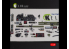 Kelik K48016 Autocollants 3D intérieurs Р-47D Thunderbolt pour kit Italeri et Academy 1/48