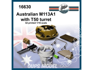 FC MODEL TREND accessoire résine 16630 Tourelle T50 pour M113A1 Australien 1/16