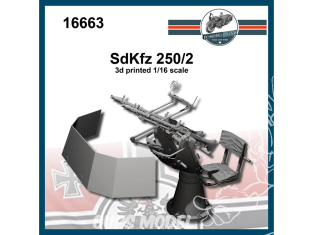 FC MODEL TREND accessoire résine 16663 Amélioration Sd.Kfz 250/4 1/16 FC MODEL TREND accessoire résine 16663 Amélioration Sd.Kfz 250/4 1/16
