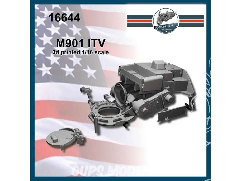 FC MODEL TREND accessoire résine 16644 Amélioration M901 ITV 1/16