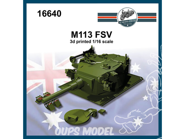 FC MODEL TREND accessoire résine 16640 Amélioration M113 FSV 1/16