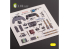 Kelik Decals 3D K32033 Autocollant 3D intérieur BF-109 F-4 pour kit Trumpeter 1/32