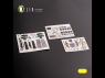 Kelik Decals 3D K32032 Autocollant 3D intérieur F-104 A/C pour kit Italeri 1/32
